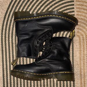 Dr. Martens Black Leather Boots